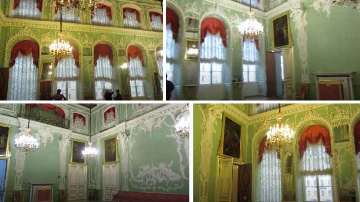 Большой танцевальный зал в Строгановском дворце.